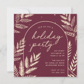 ウィンターローレルホリデーパーティー 招待状 (正面)