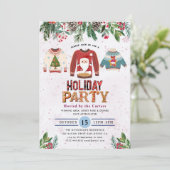 ウィンターローレル | ホリデーカクテルパーティの招待状 招待状 (スタンド正面)