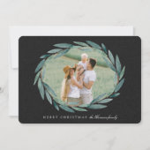 ウィンターローレル |ホリデーフォトカード シーズンカード (正面)