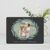 ウィンターローレル |ホリデーフォトカード シーズンカード (スタンド正面)