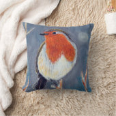 ウィンターロ絵画ビン クッション (ブランケット)