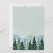 ウィンターワイルダネスシーンバチェロレッテ招待状 (裏面)