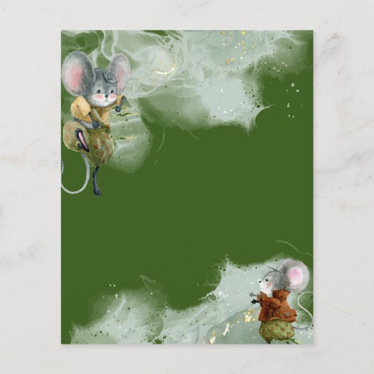 ウィンターワイルドネズミ5thバースデーパーティーへの招待 (裏面)