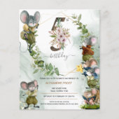 ウィンターワイルドネズミ5thバースデーパーティーへの招待 (正面)