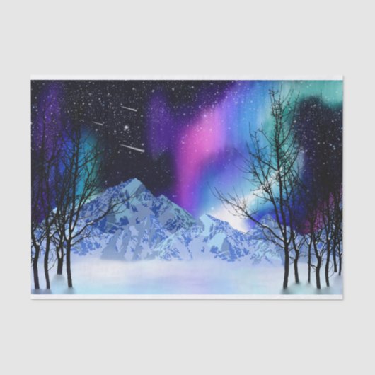 ウィンターワンダーライトズティッシュペーパー 薄葉紙 (正面)