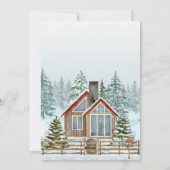 ウィンターワンダーランドのクリスマスビレッジ シーズンカード (裏面)