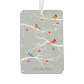 ウィンターワンダーランドのクリスマスホリデー カーエアーフレッシュナー (裏面)