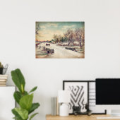 ウィンターワンダーランドのポスターまたはデコページ紙 ポスター (ホームオフィス)