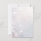 ウィンターワンダーランドの枝の受付 招待状 (裏面)