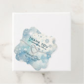 ウィンターワンダーランドの結婚式の引出物タグ フェイバータグ (インサイチュ)