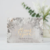 ウィンターワンダーランドの花の森 サンキューカード (スタンド正面)