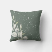 ウィンターワンダーランドアーチックアニマルズホリデーデコール クッション (裏面)