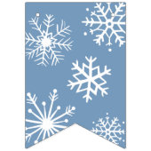 ウィンターワンダーランドウェルカムベビー バンティングフラッグ (第1の旗)