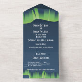 ウィンターワンダーランドオーロラ オールインワン招待状 (内側)