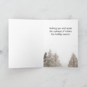 ウィンターワンダーランドカード季節のごあいさつカード シーズンカード (内部)
