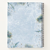 ウィンターワンダーランドキツネクリスマスレシピ ノートブック (裏面)