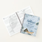 ウィンターワンダーランドキツネクリスマスレシピ ノートブック (内部)