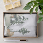 ウィンターワンダーランドキツネデコページ 薄葉紙 (ギフト)