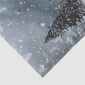 ウィンターワンダーランドキャビン雪の風景 薄葉紙 (詳細)