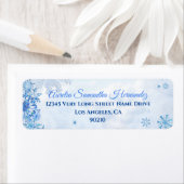 ウィンターワンダーランドキンセニェラ差出人住所 ラベル (インサイチュ)