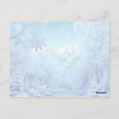 ウィンターワンダーランドキンセニェラ招待状 ポストカード (裏面)