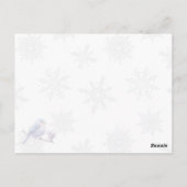 ウィンターワンダーランドキンセニェラ招待状 ポストカード (裏面)