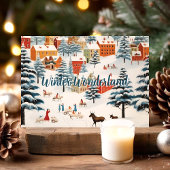 ウィンターワンダーランドクラシックホリデーシーン シーズンカード