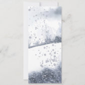 ウィンターワンダーランドクリスマスディナーメニュー招待状 招待状 (裏面)