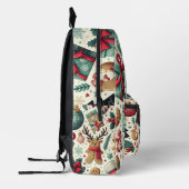 ウィンターワンダーランドクリスマスバックパック プリントバックパック (左)