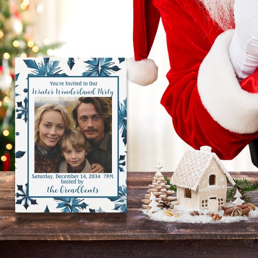 ウィンターワンダーランドクリスマスパーティー 招待状