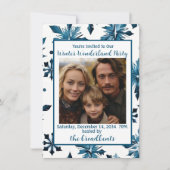 ウィンターワンダーランドクリスマスパーティー 招待状 (正面)