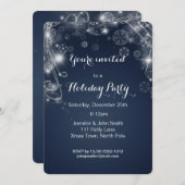 ウィンターワンダーランドクリスマスホリデーパーティー 招待状 (正面/裏面)