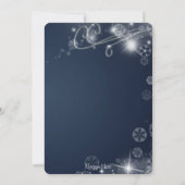 ウィンターワンダーランドクリスマスホリデーパーティー 招待状 (裏面)