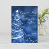 ウィンターワンダーランドクリスマス婚約パーティ 招待状 (スタンド正面)