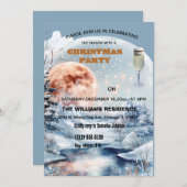 ウィンターワンダーランドクリスマス招待状 招待状 (正面/裏面)