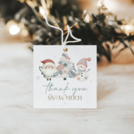 ウィンターワンダーランドクリスマス誕生日ギフトラベル フェイバータグ