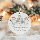 ウィンターワンダーランドクリスマス誕生日ギフトラベル フェイバータグ