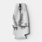 ウィンターワンダーランドクールボトル – 紫 ボトルクーラー (裏面)