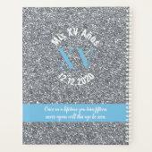 ウィンターワンダーランドグリッターキンセニェラプランナー プランナー手帳 (裏面)