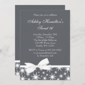 ウィンターワンダーランドグレースノーフレークボウスイート16 招待状 (正面/裏面)