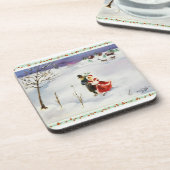 ウィンターワンダーランドコルクコースター コースター (左側)