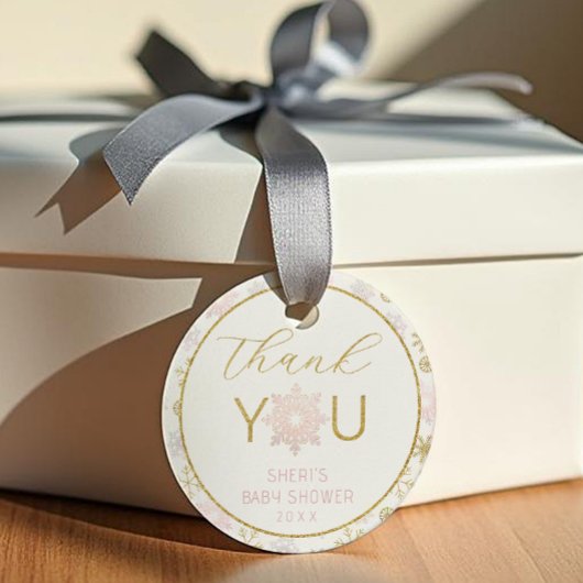 ウィンターワンダーランドサンキューギフトラベル フェイバータグ