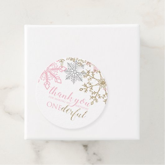 ウィンターワンダーランドサンキューメッセージカード フェイバータグ (インサイチュ)