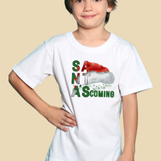 ウィンターワンダーランドサンタハットチルドレン トライブレンドＴシャツ