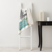 ウィンターワンダーランドシェルパブランケット – ティール（緑がかった色） シェルパブランケット (インサイチュ)