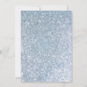 ウィンターワンダーランドシルバースパークルパーティの招待状 招待状 (裏面)