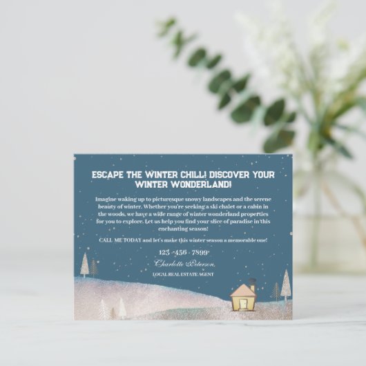 ウィンターワンダーランドシーズナ実在ルエステート ポストカード (スタンド正面)