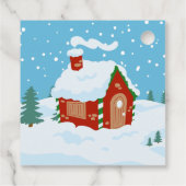 ウィンターワンダーランドジンガーブレッドハウスコテージ フェイバータグ (裏面)