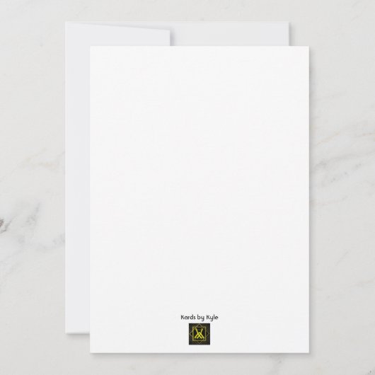 ウィンターワンダーランドスウィート16招待状 招待状 (裏面)