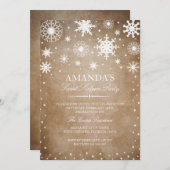 ウィンターワンダーランドスウィート16招待状 招待状 (正面/裏面)